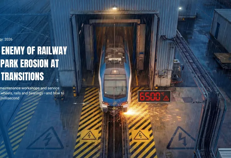 THE HIDDEN ENEMY OF RAILWAY VEHICLES: SPARK EROSION AT  GROUNDING TRANSITIONS