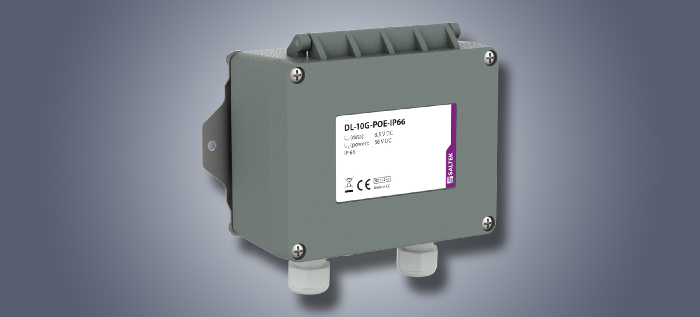 Special surge protection device for Ethernet network devices installed outdoors