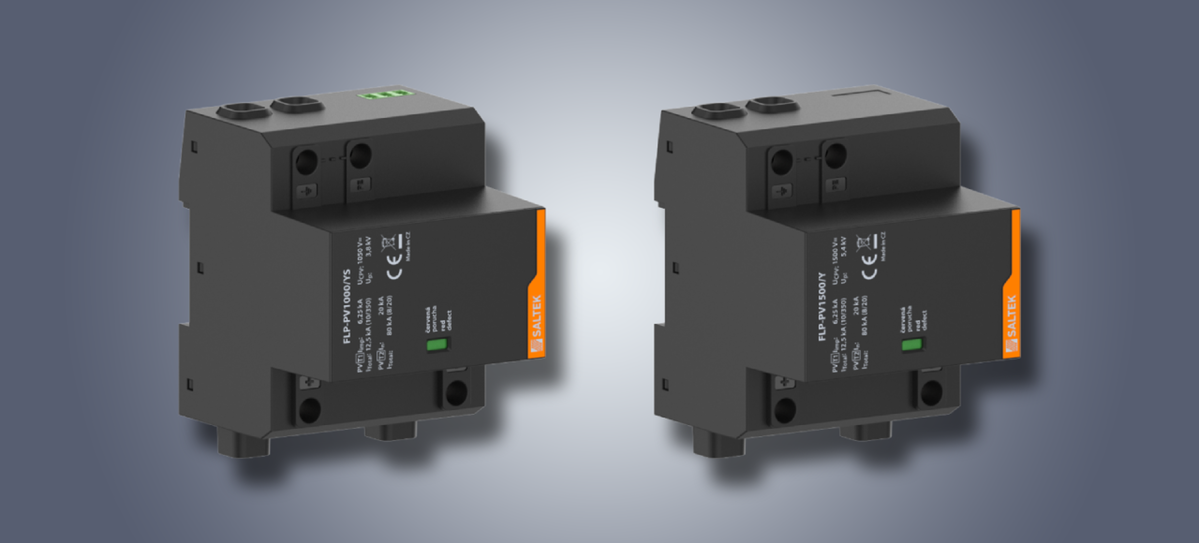 FLP-PV1000/Y(S), FLP-PV1500/Y(S) - Type 1 and Type 2 SPDs for photovoltaics