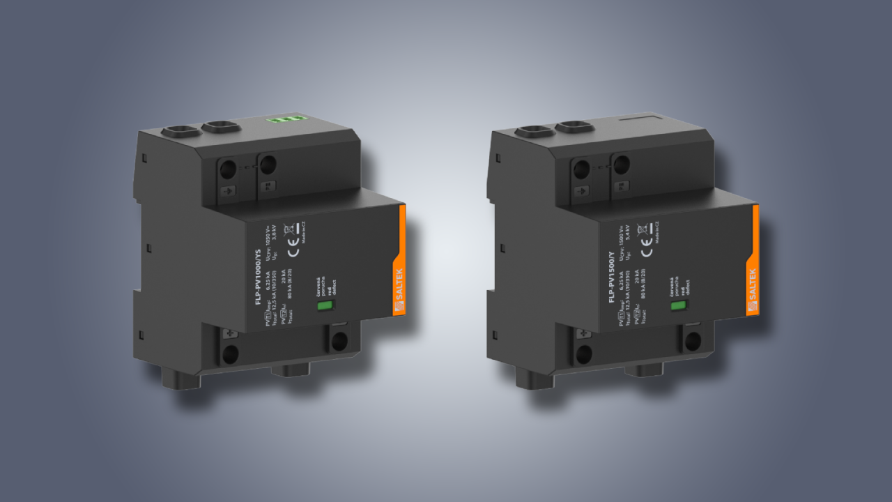 FLP-PV1000/Y(S), FLP-PV1500/Y(S) – SPD typu 1 a typu 2 pre fotovoltaiku