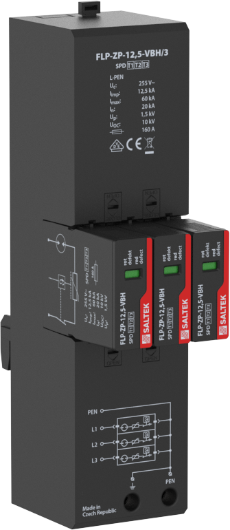 Sammelschiene 40 mm - T1+T2 (12,5 kA)